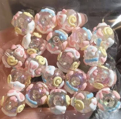 Acrylic Beads Lucky Bags - Open In Live - For Beaded Pen Chain DIY